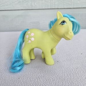 My Little Pony MLP G1 Vintage Tootsie Green Blue Pink Lollipops Hasbro 1984
